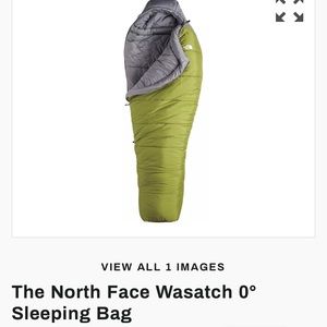 North face sleeping bag